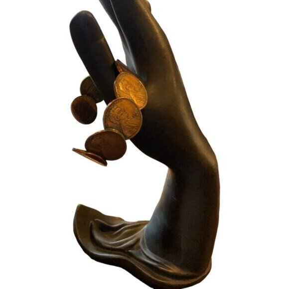 Vintage 1970-1980 Penny Coin Cuff Bracelet With Abraham Lincoln Design - Picture 3 of 5